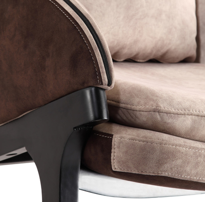 Modern Design Modern Lounge Chair , Fabric Upholstered Fiberglass Dining Room Chairs
