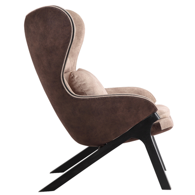 Modern Design Modern Lounge Chair , Fabric Upholstered Fiberglass Dining Room Chairs