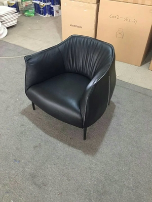 Single Seat Modern Leisure Chair Archibald Sofa PU Material For Living Room