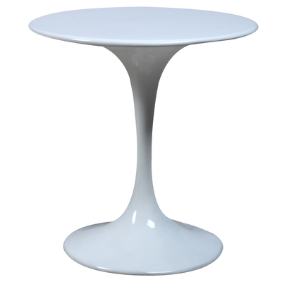 Danish Style Bar Height Dining Table , Marble Top Round Tulip Pub Style Table